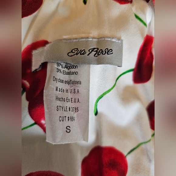 Eva Rose Cherry Vintage Dress - Picture 2 of 6